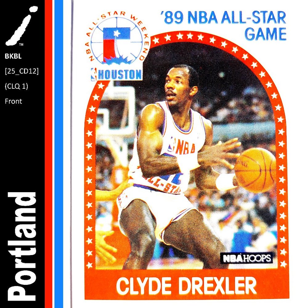 Portland Trailblazers (Clyde Drexler) - BKBL [25_CD12]